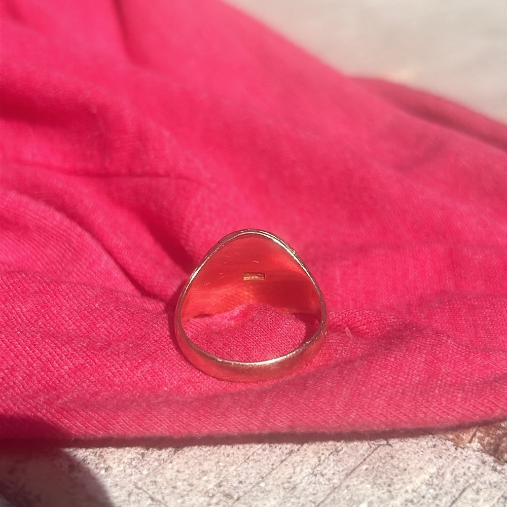 14k  GOLD “HIS” RING/ 8/ STUNNING 🫅 - Picture 8 of 10
